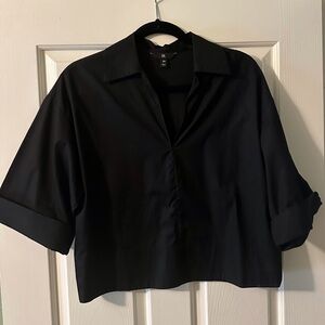 Banana Republic Black V Neck Shirt